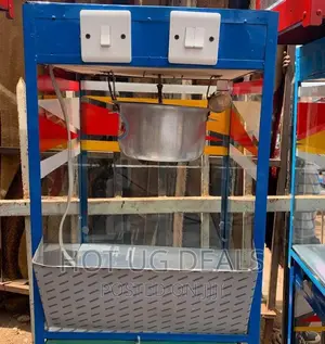 Electric Popcorn Machine- Blue