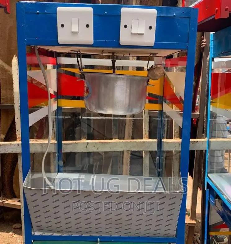 Electric Popcorn Machine- Blue