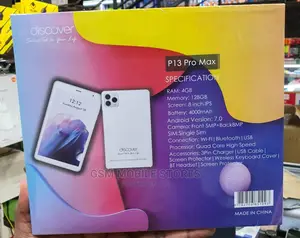 New Discover P13 Pro Max 128 GB Black