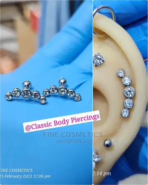 Single Cute Helix And Cartilage Climber Screw Studs Earring