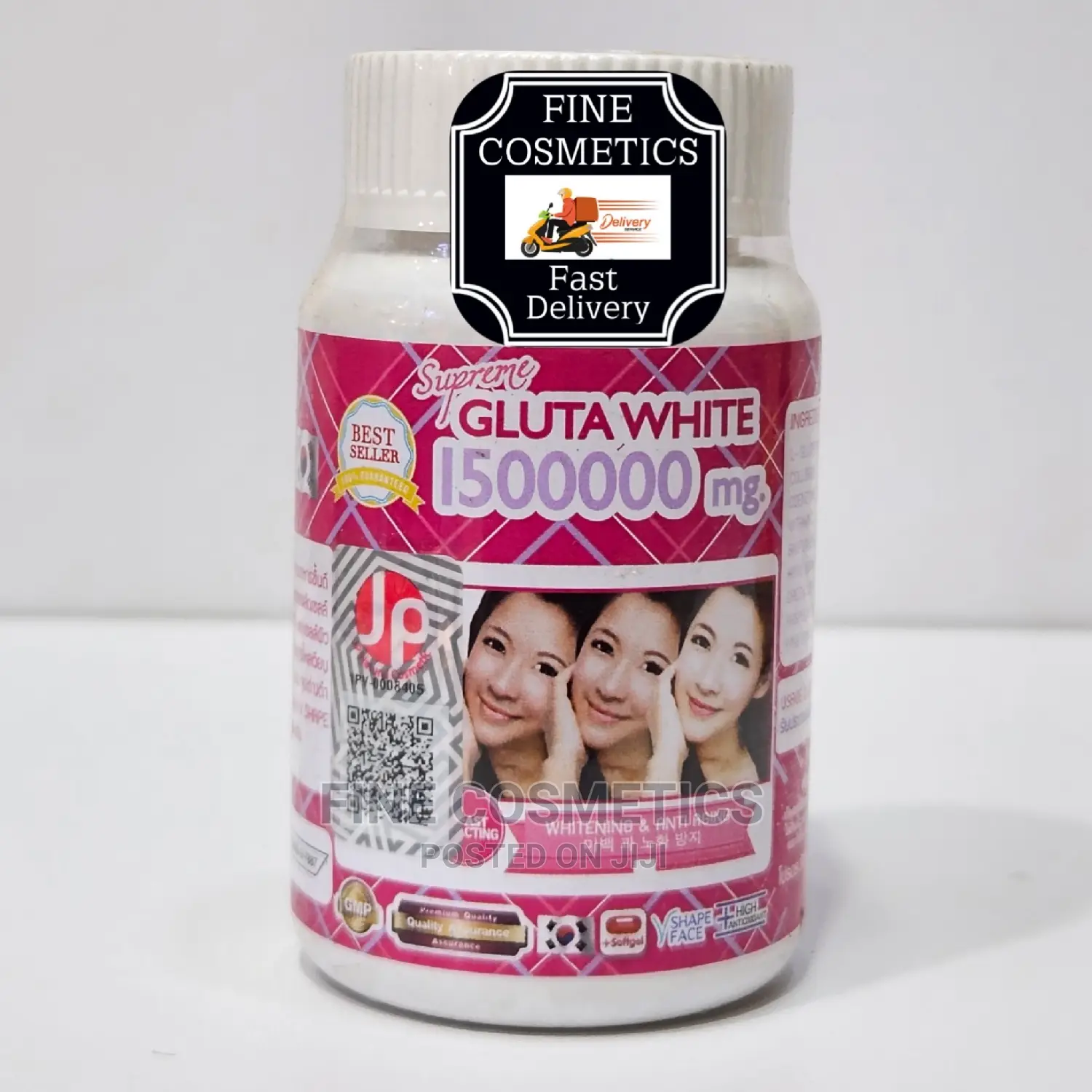 GLUTA WHITE 1500000mg Whitening 30tabs + Acorbic Vitamin C
