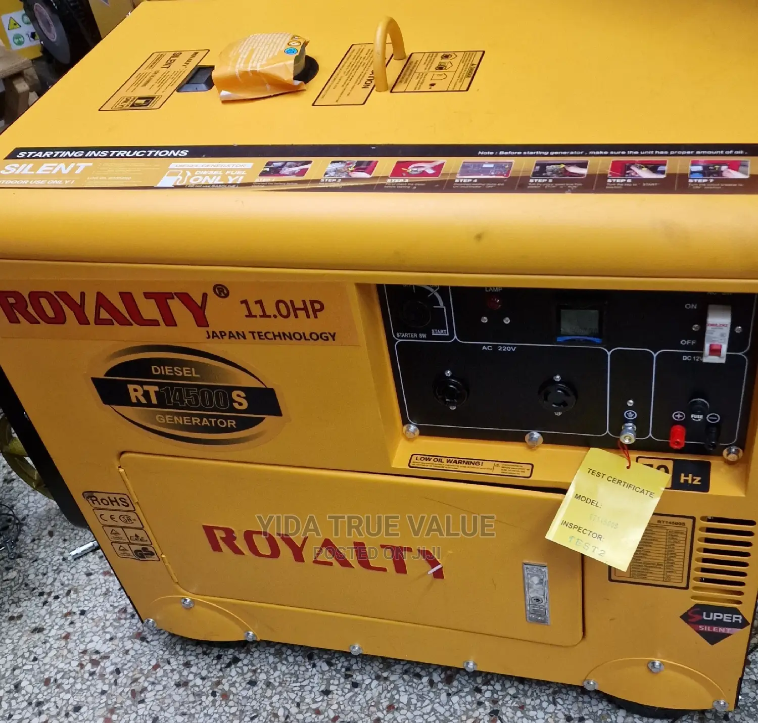 Generator 7.5kva Generator Japan