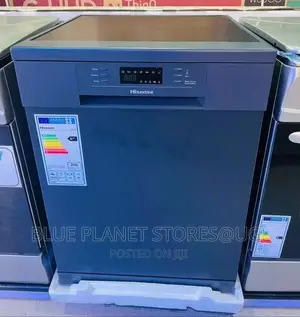 Hisense 14kg/14 Places 3_in_1 Automatic Dish Washer || H14db