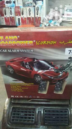 Car Alarm With Standard Security Features.