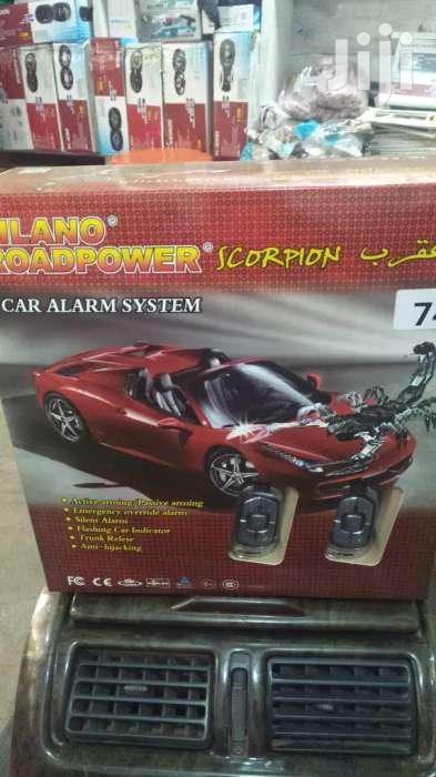 Car Alarm With Standard Security Features.