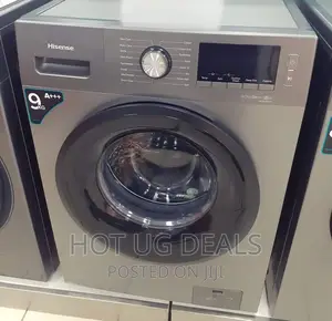 9kg Hisense Front Loader Automatic Washing Machine- Silver