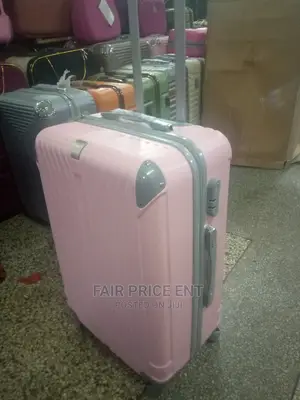 Plastic Suitcase Medium ( Pink)