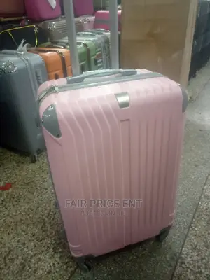 Plastic Suitcase Medium ( Pink)