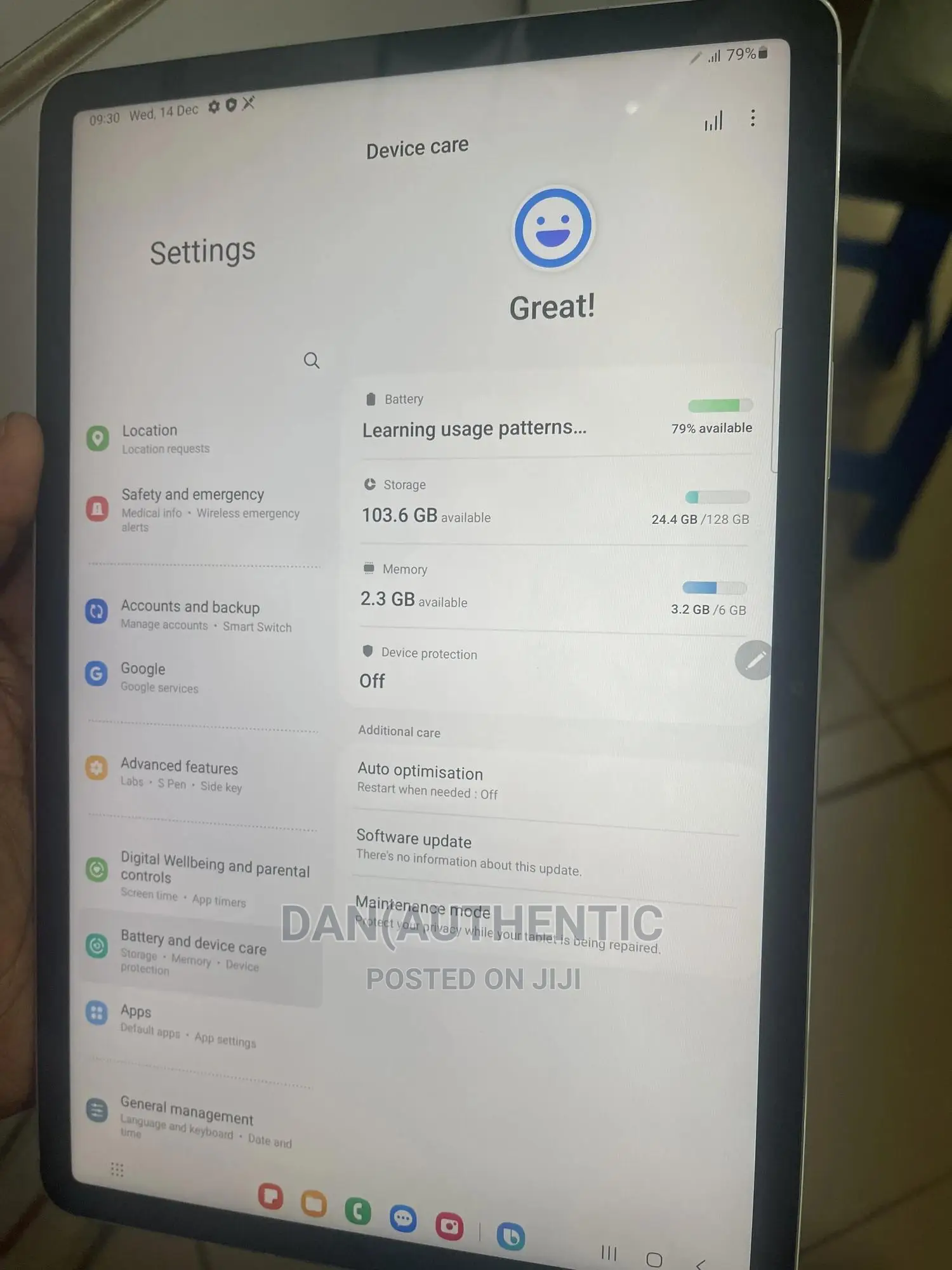 Samsung Galaxy Tab S7 128 GB Silver