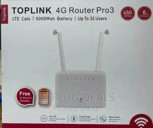 Rechargeable 4G Unlocked Simcard Router Open to All Networks