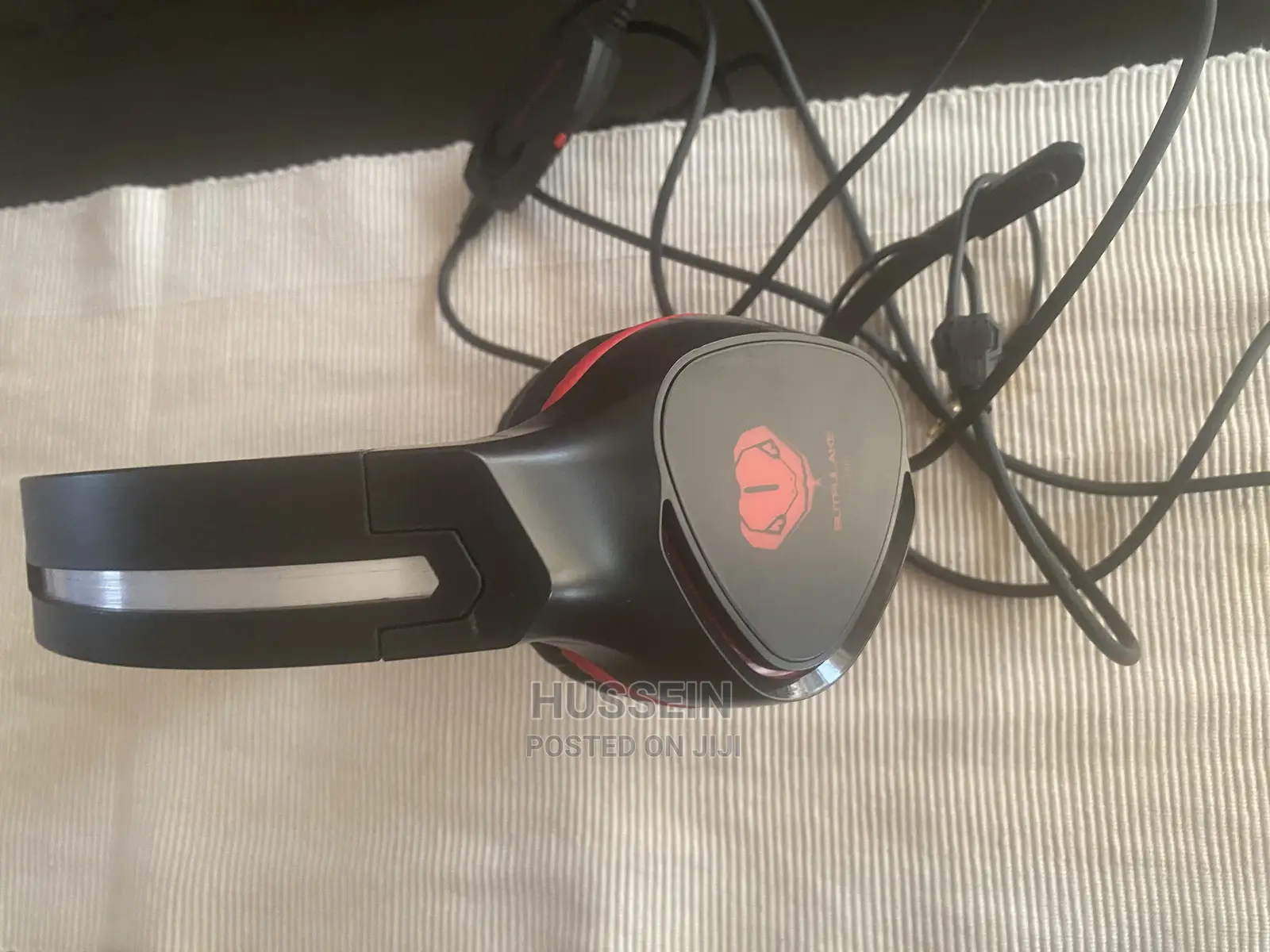 Ear Noise Cancelling Wired SL- 100 Red Headsets