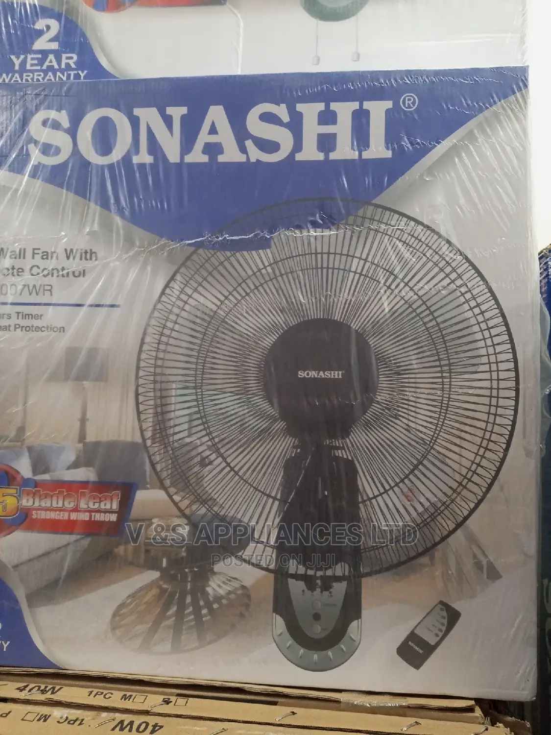 Sonashi Wall Fan With Remote Control