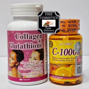 Collagen + Glutathione Whitening Tabs With Acorbic Vitamin C