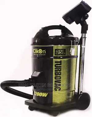 CLIKON 25L Heavy-Duty Cylindrical Vacuum Cleaner 2200W