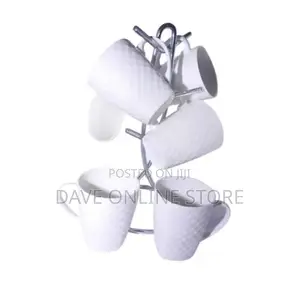 6 Pieces of Self Design Mugs/Cups – White
