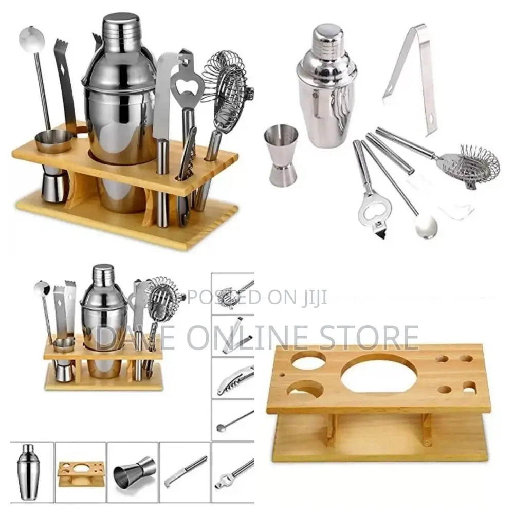 Stainless Steel Cocktail Mixer Bar Kit