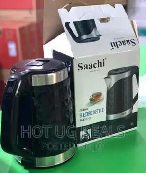 Saachi 2L Electric Kettle _ Black