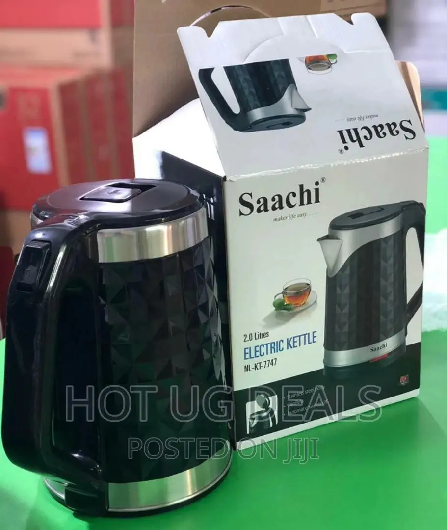 Saachi 2L Electric Kettle _ Black