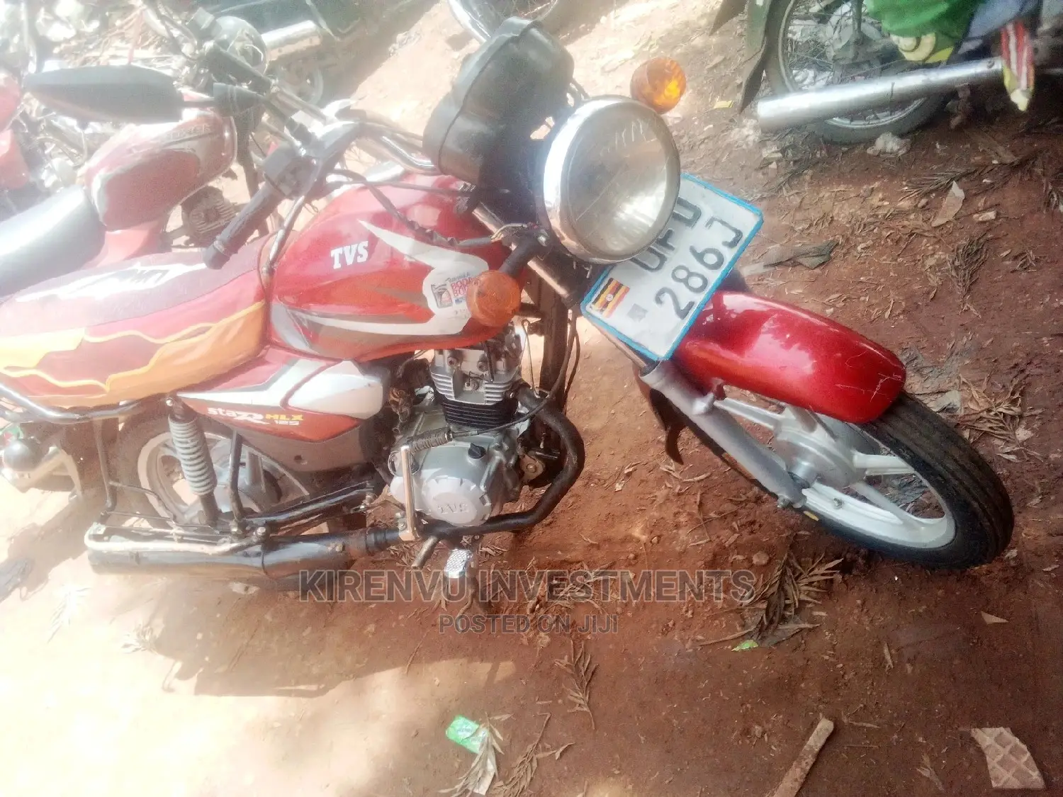 TVS HLX 125 2018 Red