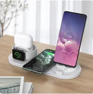 6 in 1 Multifunction Wireless Charging Stand- Charger