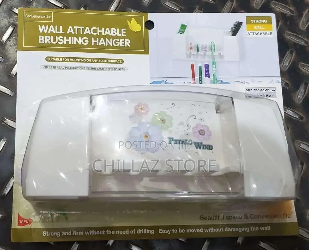 Wall Attachable Brushing Hanger