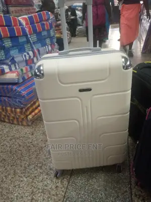 Plastic Suitcase ( Cream)