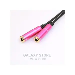3.5mm Jack Splitter to Separate Earphone and Microphone Aux