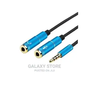 3.5mm Jack Splitter to Separate Earphone and Microphone Aux