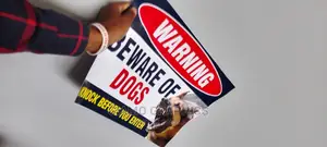 Beware of Dog Stickers A3 for Gates