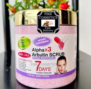 VEET GOLD Whitening and Exfoliating Alpha Arbutin Scrub