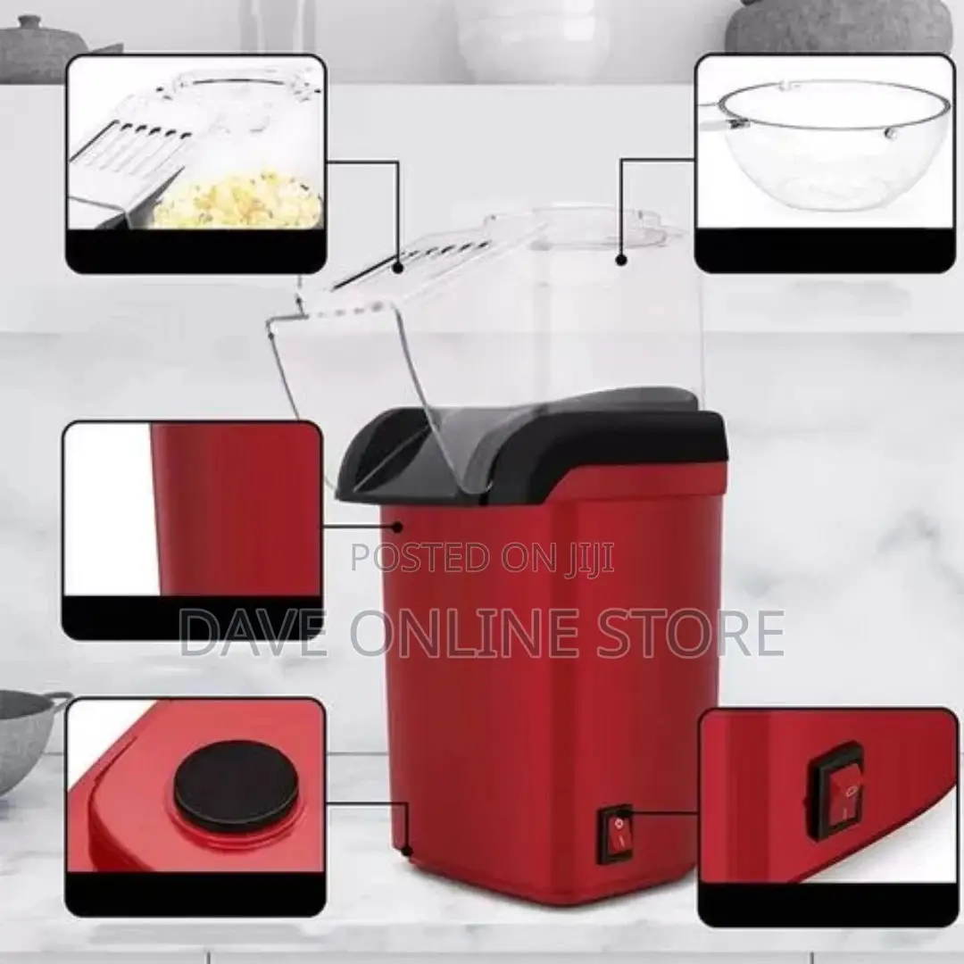 Sokany Hot Air Portable Popcorn Maker Popper Machine-