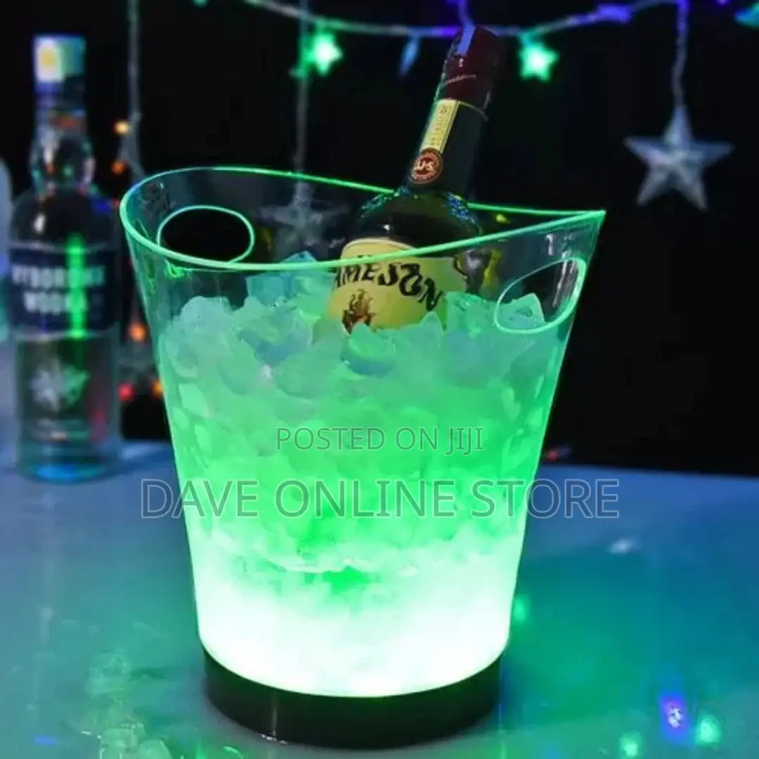 5L Led Ice Bucket Color Changing Wine Ice Bucket