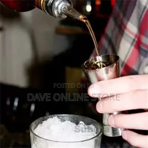 2PC Jigger Spirit Cocktail Alcohol Bar Double Shot Cup