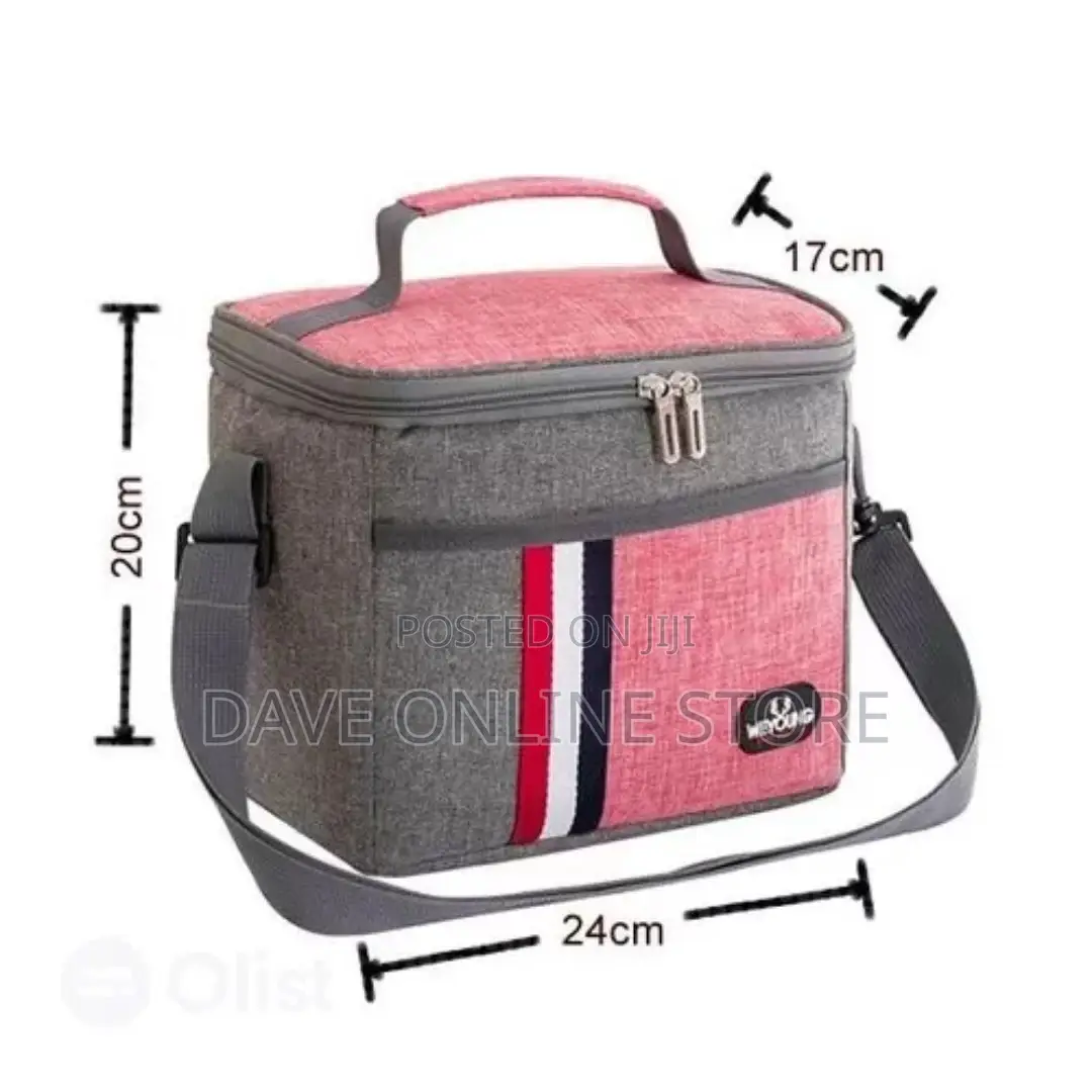 Compact Insulated Lunch Bag for Food Flask Containers