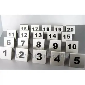1-20 Table Number Plate for Restaurant Hotel Bar-