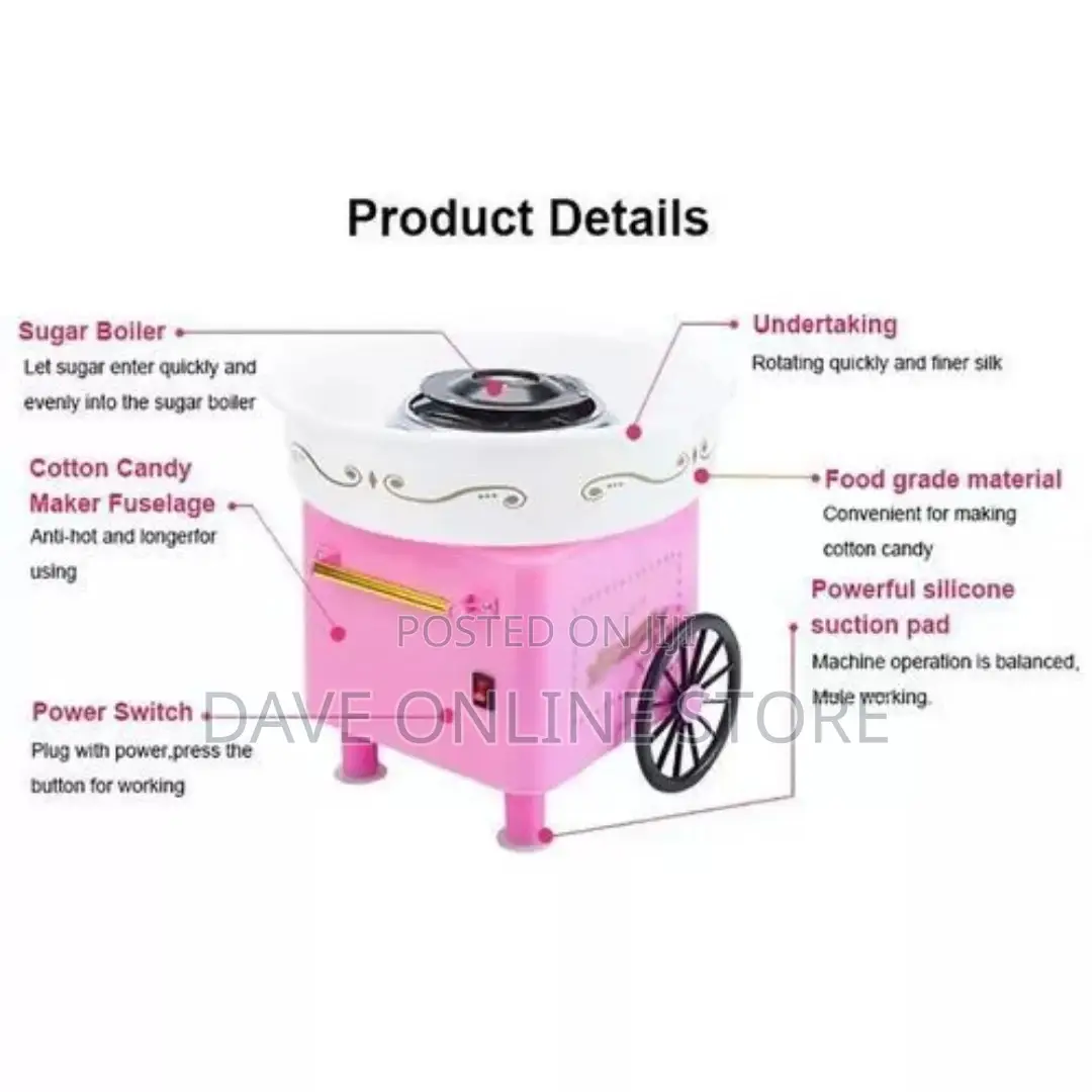 Floss Cotton Candy Maker Cart Sugar Yarn Machine