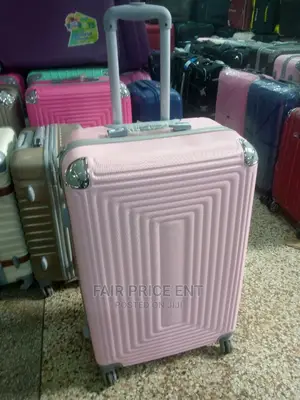 Plastic Suitcase Medium ( Cream)