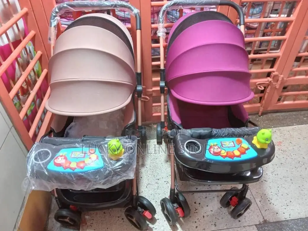 Baby New Stroller(Maroon and Brown)