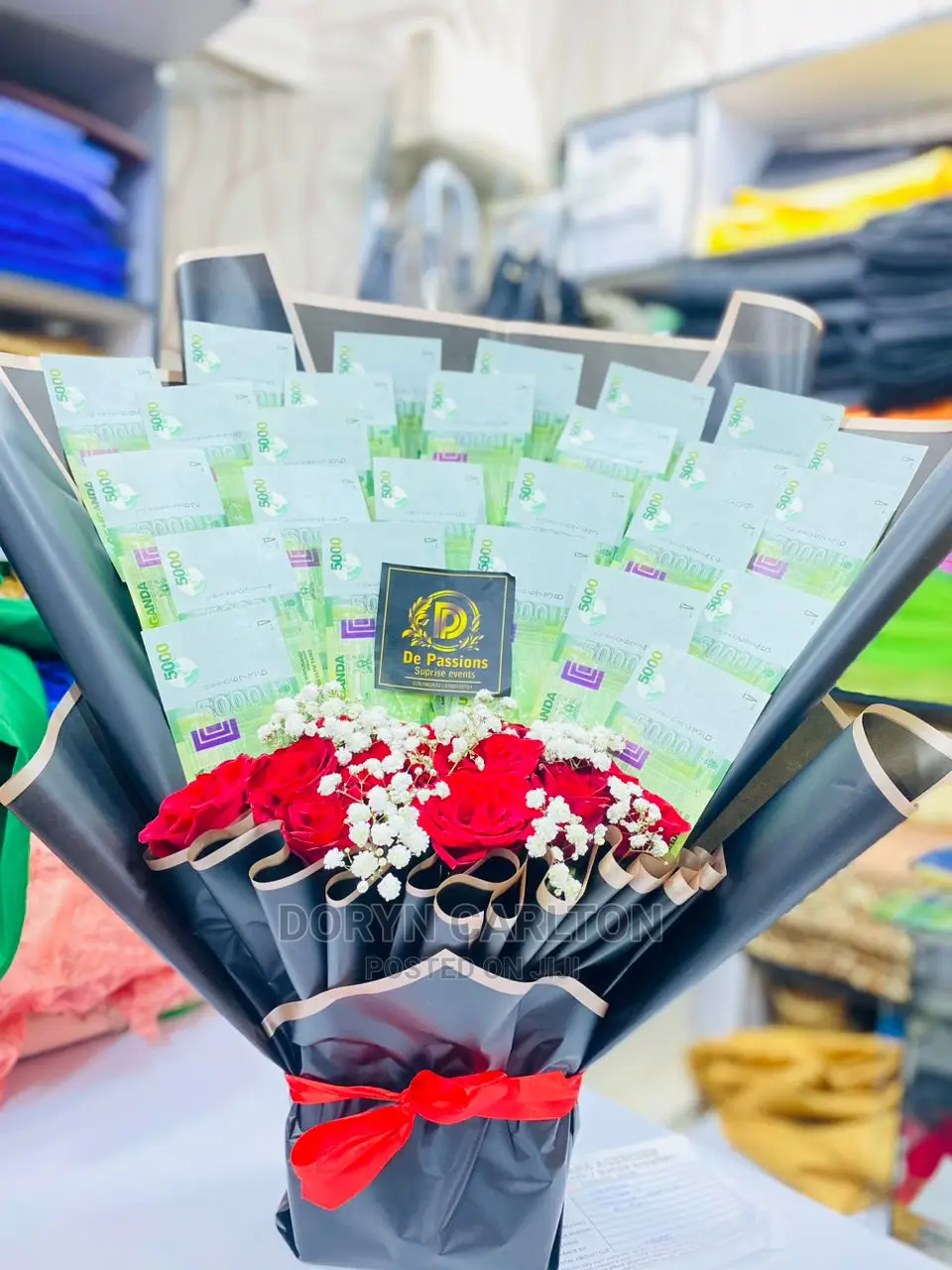 Fresh Flowers With Money