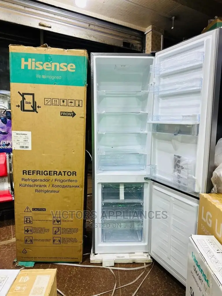 Hisense 341L Double Door Refrigerator With Water Dispenser