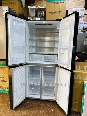 561L Hisense 4 Door Refrigerator With Mirror Finish