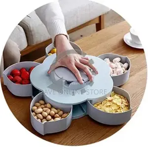Blue Candy Box Serving Rotating Tray