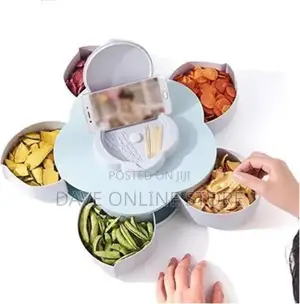 Blue Candy Box Serving Rotating Tray