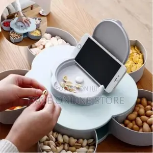 Blue Candy Box Serving Rotating Tray