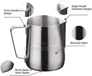 Milk Serving Cup 1L – Milk Frothing Pitcher Jug
