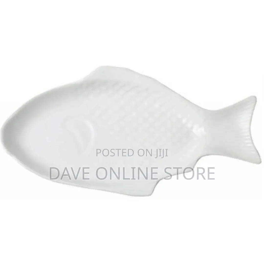 11 Inch Steak, Fish Plate Tray Dinner Platter, Bowl- White