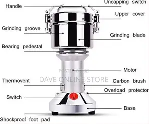100g Electric Herb Grain Grinder Cereal Powder Machine.