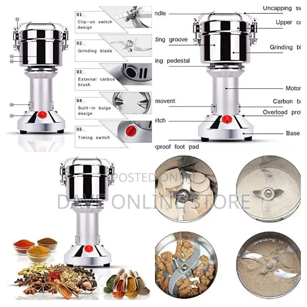 300g Electric Herb Grain Powder Machine Grinder