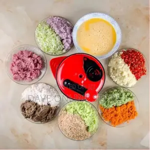 1.5L Manual Food Processor Meat Grinder Vegetable Chopper.