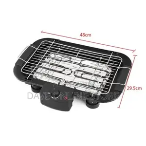 Smokeless Non-Stick Electric Barbecue (BBQ) Grill Machine
